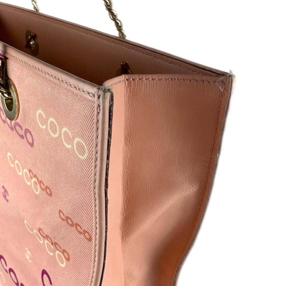 CHANEL Pink Canvas Bag - Picture 7 of 14